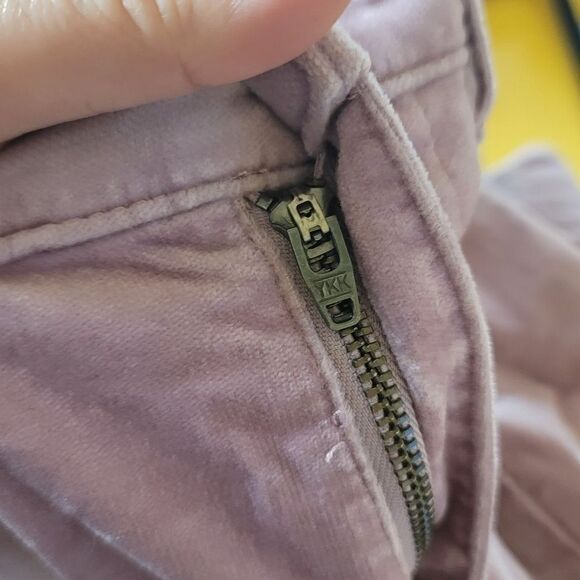 LOFT Velvet Cropped Pants - Picture 8 of 8